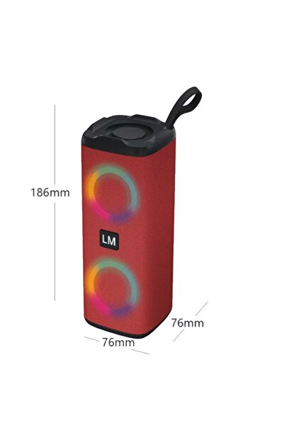 Concord Lm-882 Rgb Işıklı Fm Radyolu Bluetooth Hoparlör
