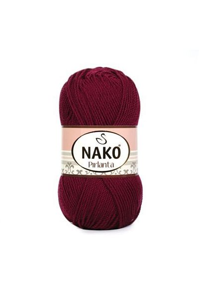 NAKO Diamond 06736 5 Pieces Amigurumi Thread Claret Red