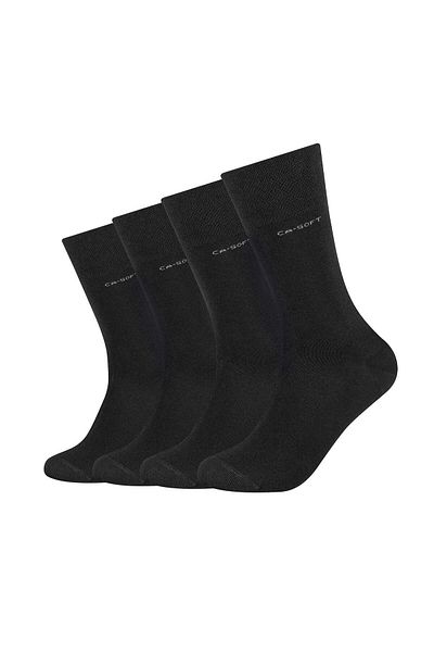 camano Unisex Socken - Weiche Socken, einfarbig, 4er Pack