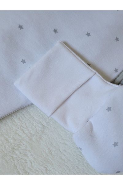 Alpar Tekstil Sleeveless Zippered 2.5 Tog Sleeping Bag for Girls and Boys - White