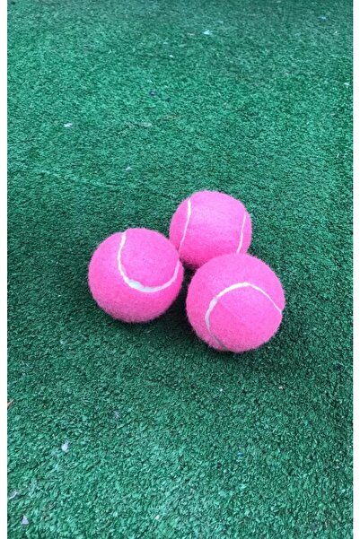 Werkon 3 Adet Antrenman Tenis Topu Pembe