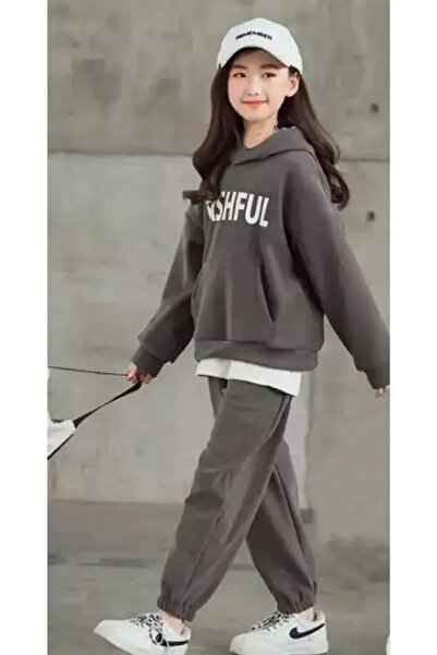 Machetta Bashful Shy Printed Oversize Kids Tracksuit Set