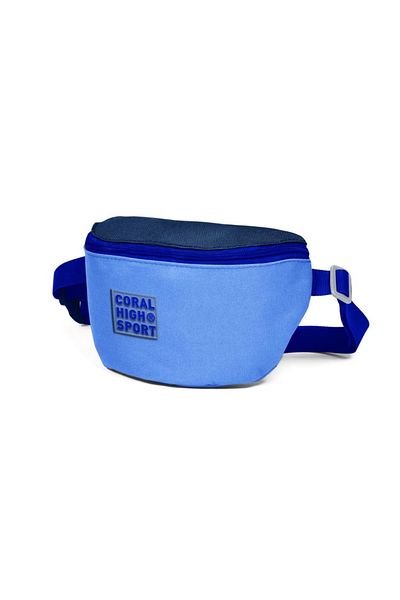 Coral High Sport Deep Blue Saks Navy Blue Two Compartment Waist Bag 22607
