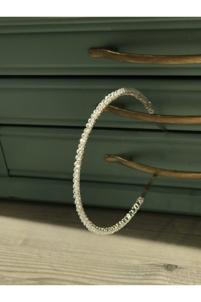 Pearly Handmade White Crystal Stone Crown Hair Tiara