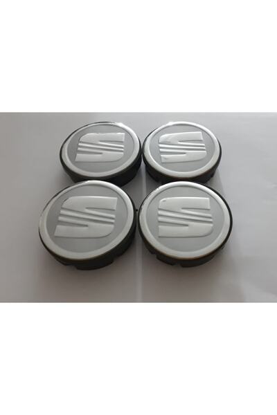 Seat Jant Göbeği 56/52 (52mm Yuva) 4'lü Set Silver
