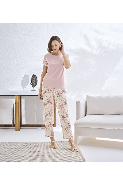 Sevim 14302 Baskılı Pijama Takım