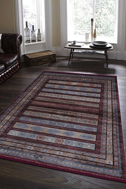Naar Halı Gloria 5172a Bordo / Bordo Modern Dokuma Taban Halı