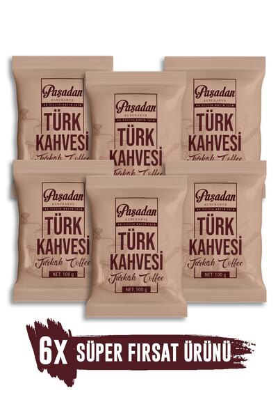 Paşadan (6x100gr) Türk Kahvesi