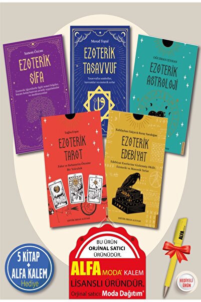 Destek Yayınları Ezoterik 5'li Set - Şifa, Tasavvuf, Astroloji, Edebiyat, Tar...
