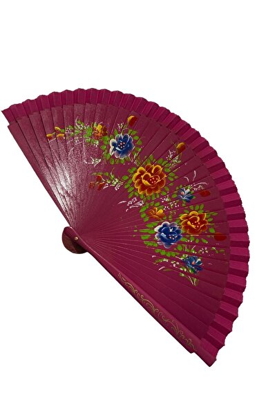 YELPAZE Kostan Aksesuar Ahşap Tek Taraflı Desenli Doğal Rüzgar Bambu