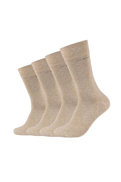 camano Unisex Socken - Weiche Socken, einfarbig, 4er Pack