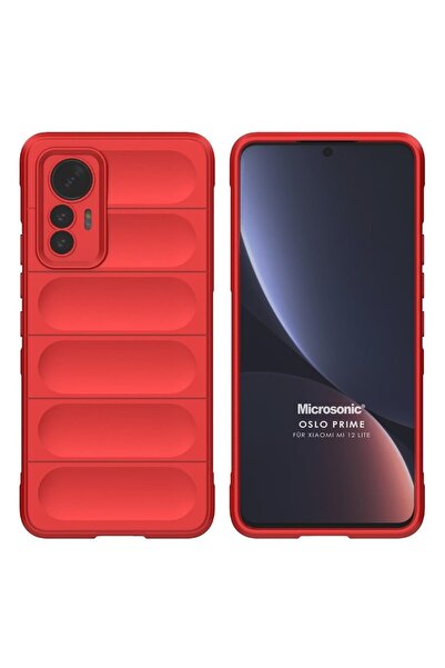 Microsonic Xiaomi Mi 12 Lite Kılıf Oslo Prime Kırmızı