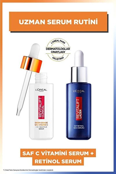 L'Oreal Paris Revitalift Clinical %12 Saf C Vitamini Aydınlatıcı Serum & Revi...