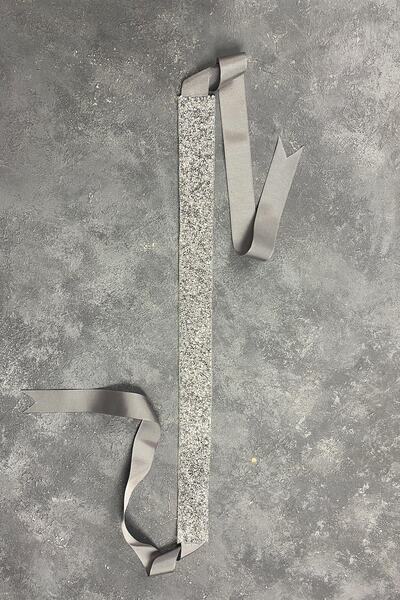 Hobigram Ασημί γυαλιστερό συχνό κεντημένο με πέτρες βραδινό φόρεμα ζώνη μέσης Αξεσουάρ μέσης – ζώνη, κομψό σχέδιο –