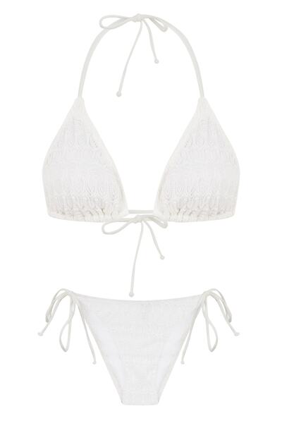 AQUELLA Σετ μπικίνι πλεκτά Triangle