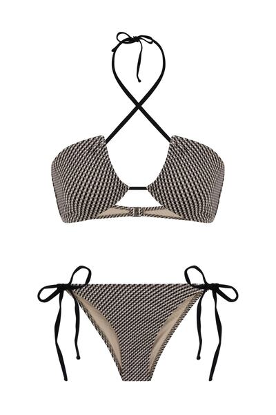 AQUELLA Бікіні з коміром-стійкою