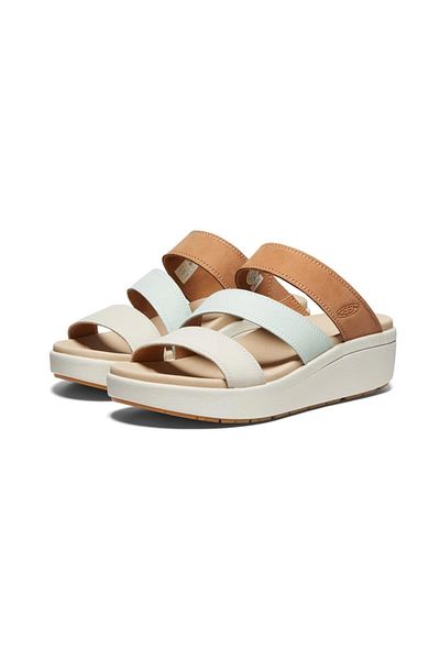 Keen Ellecity Slide - Piele naturală / Papuci de damă - Maro