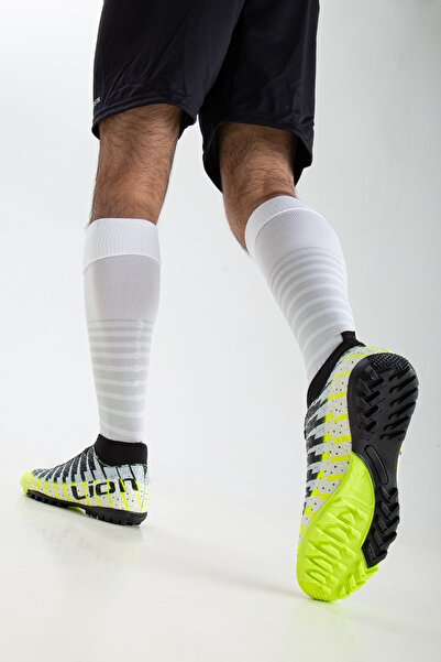 Freemax Unisex Çoraplı Halı Saha Futbol Ayakkabısı Sarı Siyah