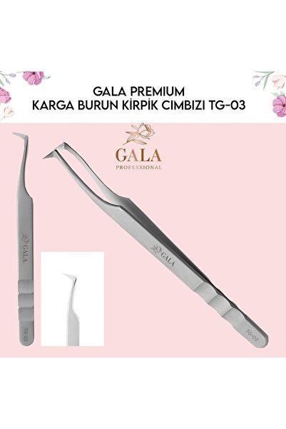 GALA Professional ملقط رموش حريري من سلسلة Tg الممتازة Tg-03