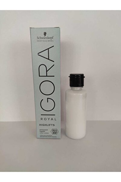 Igora Royal Highlifts 12-0 Özel Açıcı Saç Boyası + Oksidan (emülsiyon) (oriji...