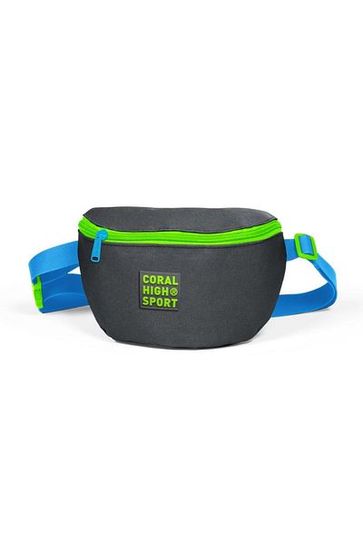 Coral High Sport Dark Gray Waist Bag 22606