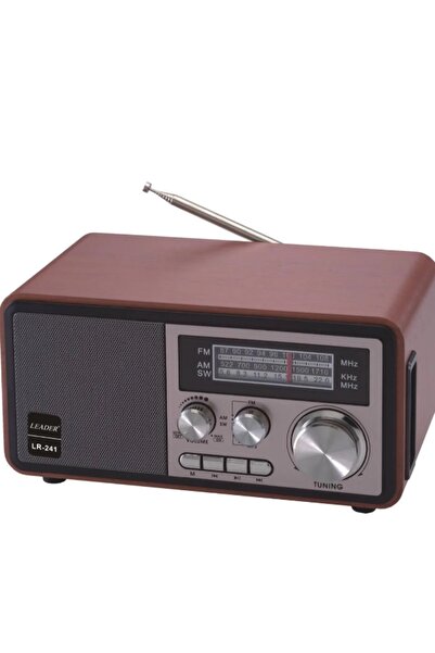 Leader Lr-241 Radio,bt,usb,tf Retro Müzik Kutusu