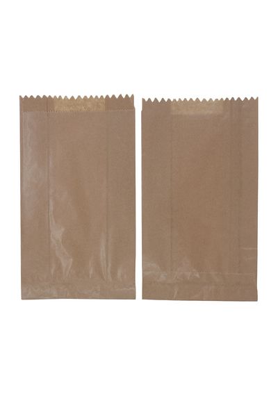 YD Party Supplies Kraft Paper Bag Gift Package 15x27 Cm 50 Pieces Plain Color