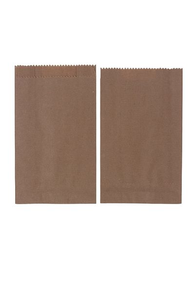 YD Party Supplies Kraft Paper Bag Gift Package 12x20 Cm 50 Pieces Plain Color