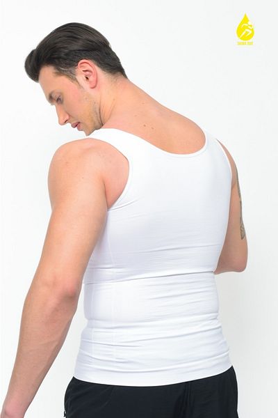 SAUNA SUIT Efsa Trend New White Color Slimming Toscana Regional Firming Shaping Men's Corset Undershirt