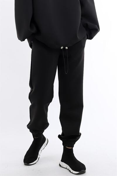 Dreamlike Beli Büzgülü Cepli Rahat Jogger Eşofman Altı