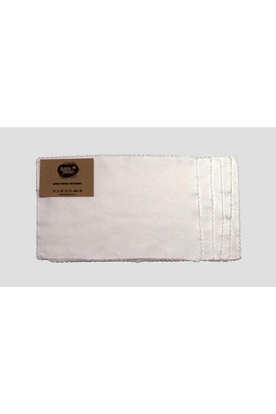 babymarkt Double Layer Embroidered Cotton Baby Oral Cleansing Wipes 5 Pcs 22*30 Cm