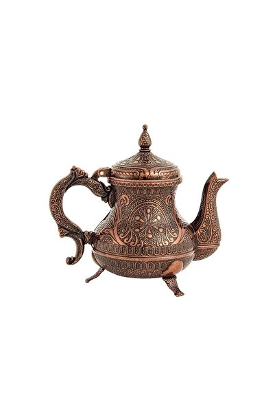 KT HOME Çaydanlık Zamak Döküm Dekoratif Ibrik Dekor Hediyelik Demlik