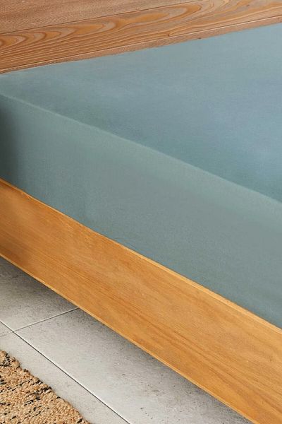 Nautica Home Cearșaf verde 100% bumbac montat/elastic