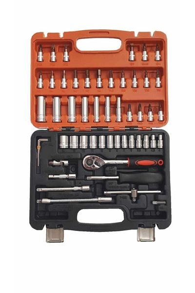 AKDS Pcs 53 Piece 1/4 Socket Set