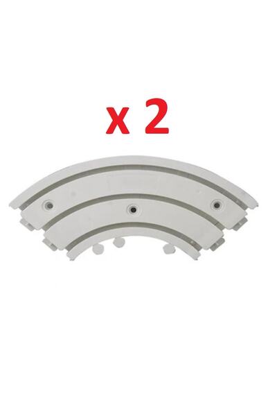 MADE Korniş Perde Rayı Köşesi 3'lü Dönüş 90 Derece 2 Adet