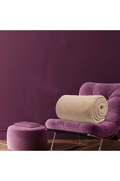 Mulberry Плюшено одеяло Wellsoft TV Blanket Double 220*230 Milk Coffee