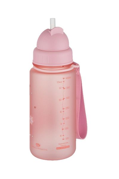 Uzspace Figured 400 Ml Tritan Children's Water Bottle with Straw