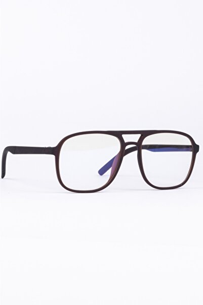 LUNOX Dina Matte Brown Blue Light Protection Computer Screen Glasses