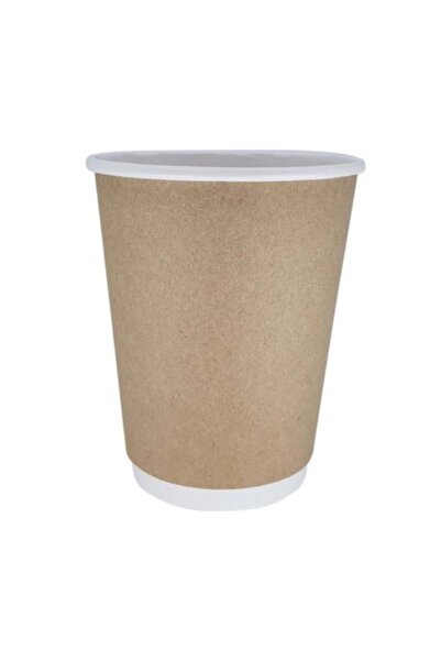 Genel Markalar 14 Oz Kraft Double Wall Karton Bardak 100 Adet