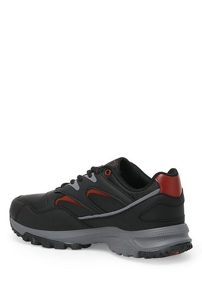 Kinetix Loco Trail Pu 2pr Black Men's Shoes