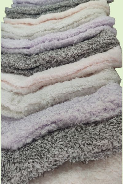 Leement socks 12 чифта плюшени чорапи за сън, цветни, половин чорапи, Welsoft