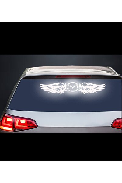 ÖZKAŞ ملصق شعار جناح الملاك المتوافق مع مازدا العاكس إكسسوار تلقائي