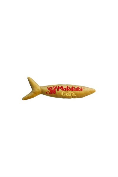 MATATABİ CATS Fishy Plush Cat Toy with Sound 13.5 cm - Matatabi Content (Does not contain cat herbs/mint)