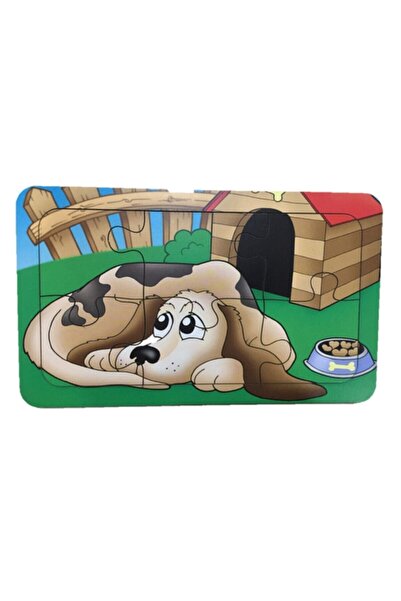 Trendy Toys Ahşap Puzzle Ilk Yapbozum 3 Adet 6 Parçalı 18x11cm