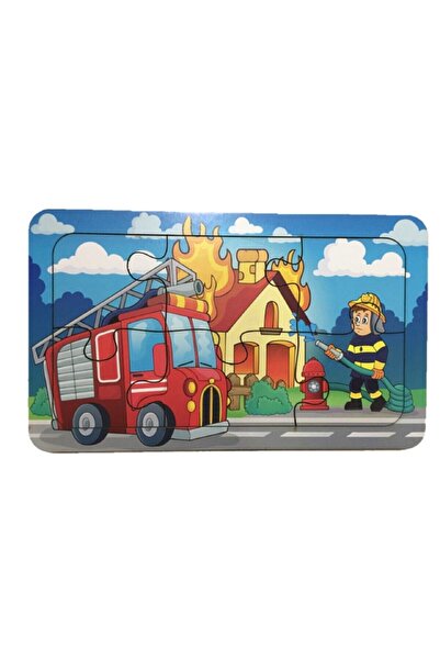 Trendy Toys Ahşap Puzzle Ilk Yapbozum 3 Adet 6 Parçalı 18x11cm