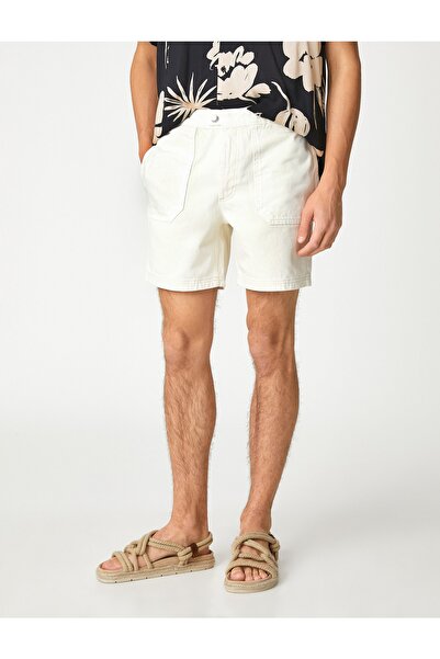 Koton Bermuda Shorts with Elastic Waist