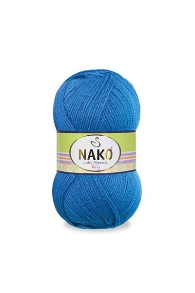 NAKO Luxury Minnoş 10084 5 Pieces Hand Knitting Yarn Dark Blue