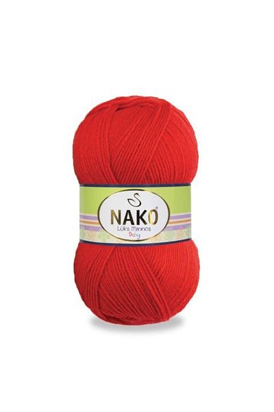 NAKO Luxury Minnoş 207 5 τεμάχια πλεκτό σχοινί φλόγας κόκκινο