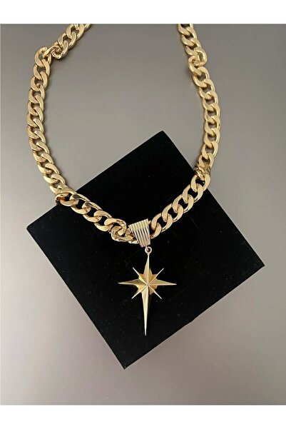 binoi butik Kutup Yıldızı Zincir Kolye