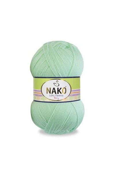 NAKO Luxury Minnoş 2587 5 Pieces Hand Knitting Thread Nile Green
